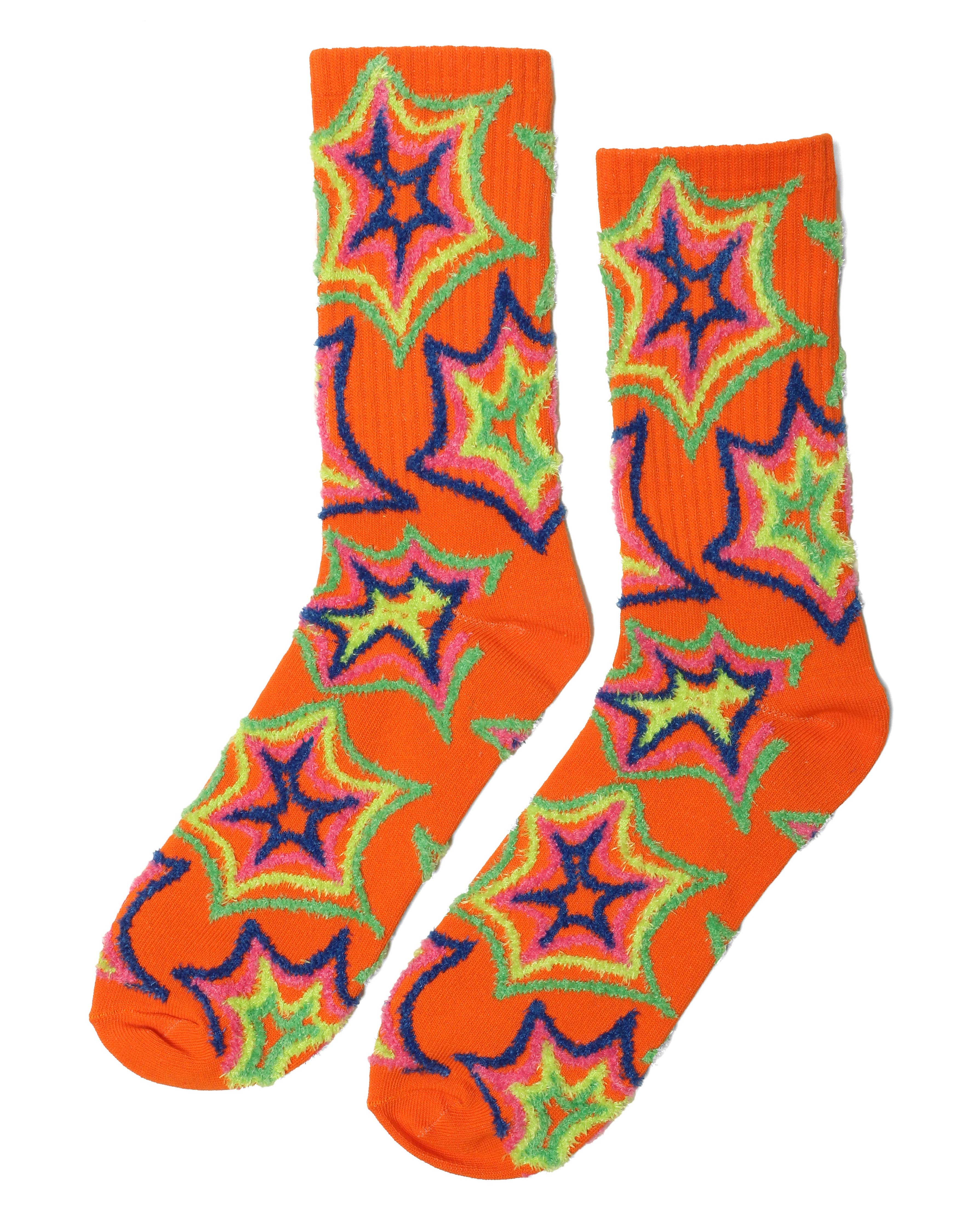 Orange Web Socks
