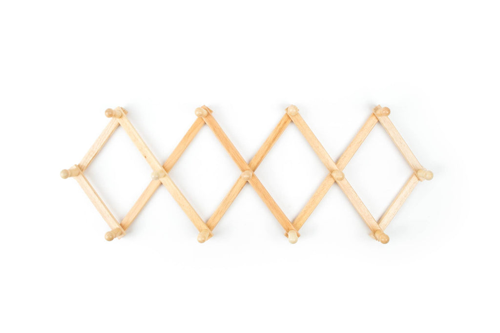 Fox Run Expanding Coffee Mug Wall Rack, 42" Fully Extended