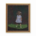 Dachshund Girl 8X10 Art Print