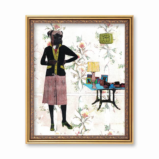 Boxer Lady 8X10 Art Print