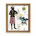 Boxer Lady 8X10 Art Print