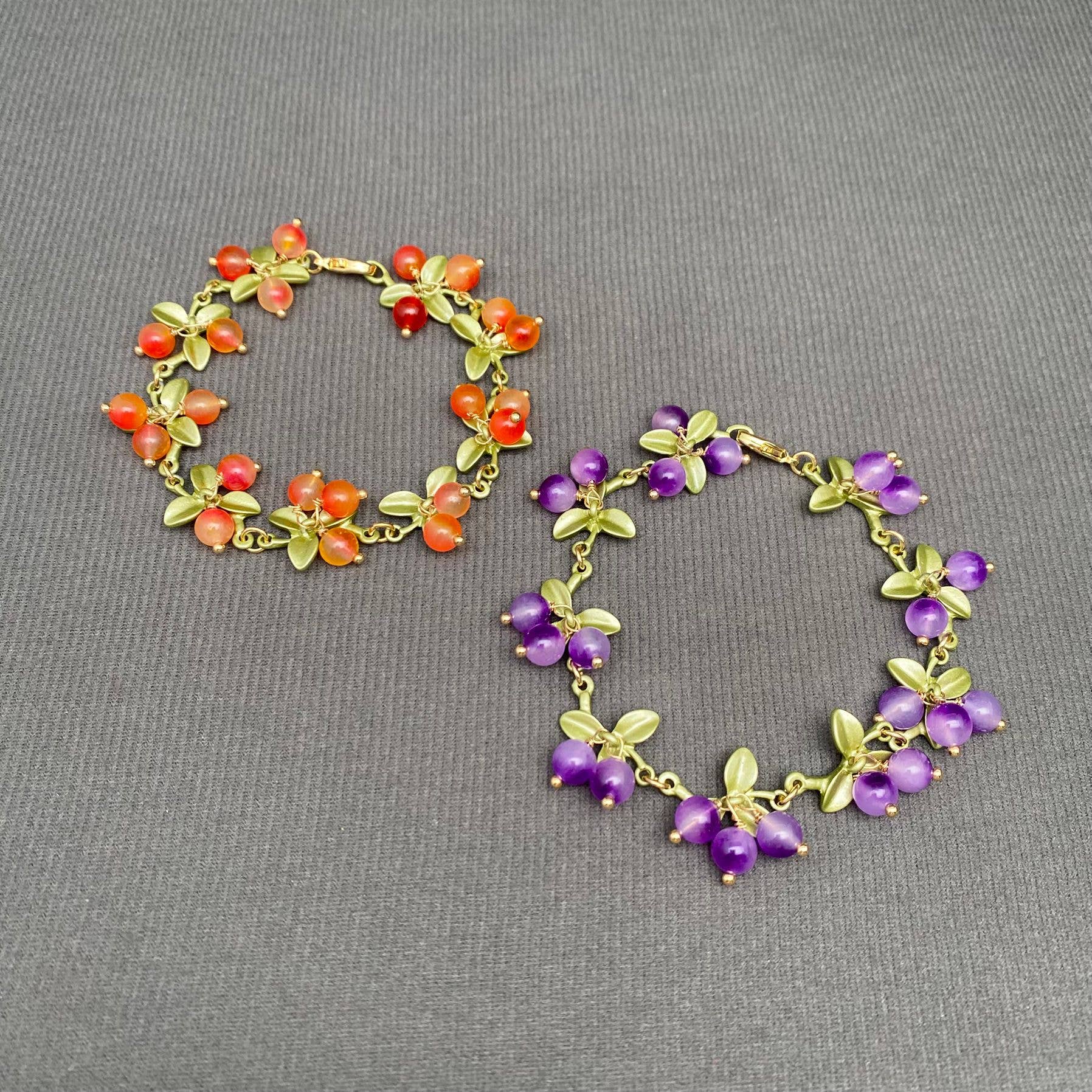 Stone Cranberry Bracelet