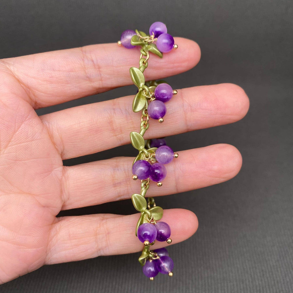 Stone Cranberry Bracelet