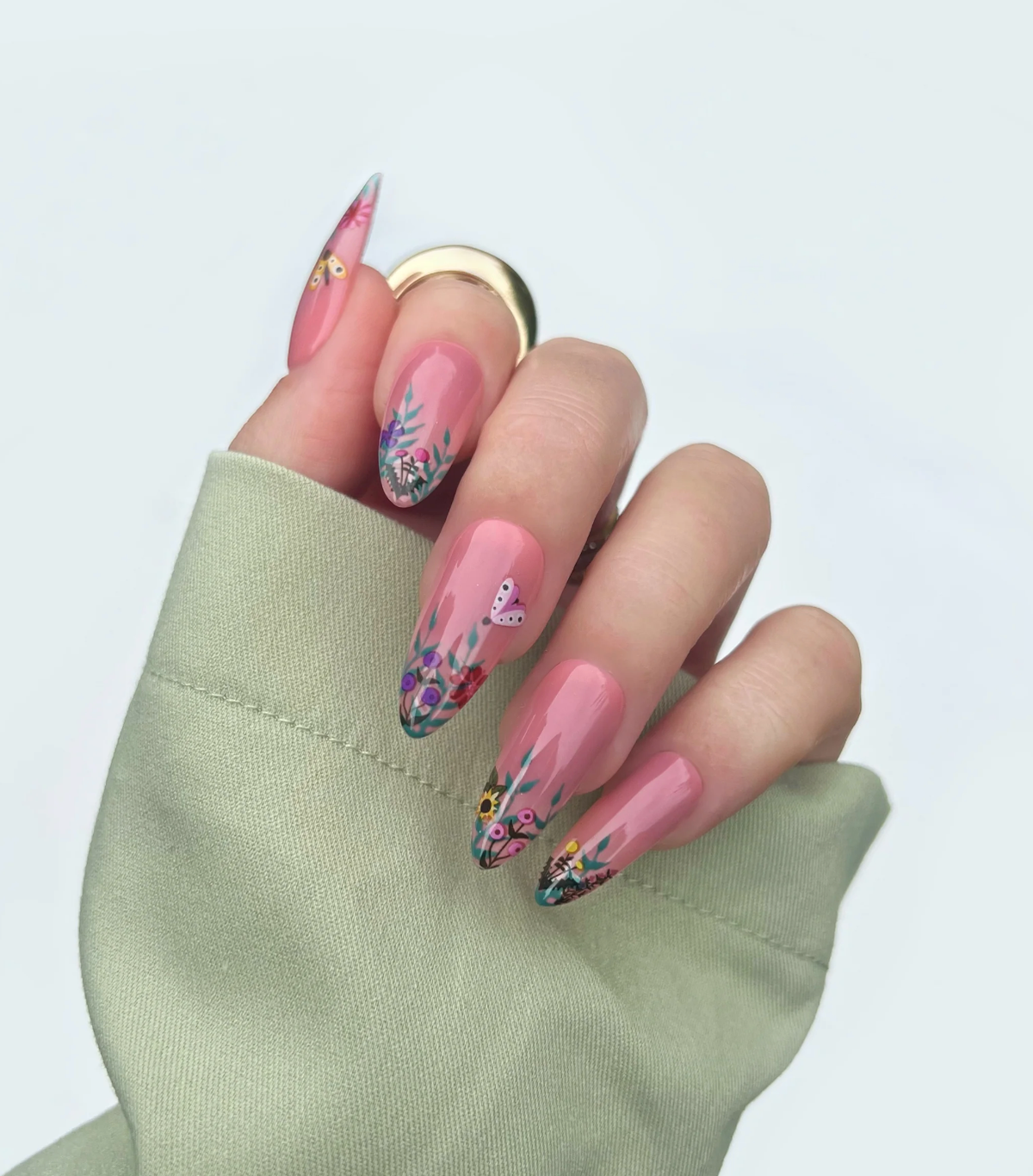 Nail Art Stickers - WILDFLOWER