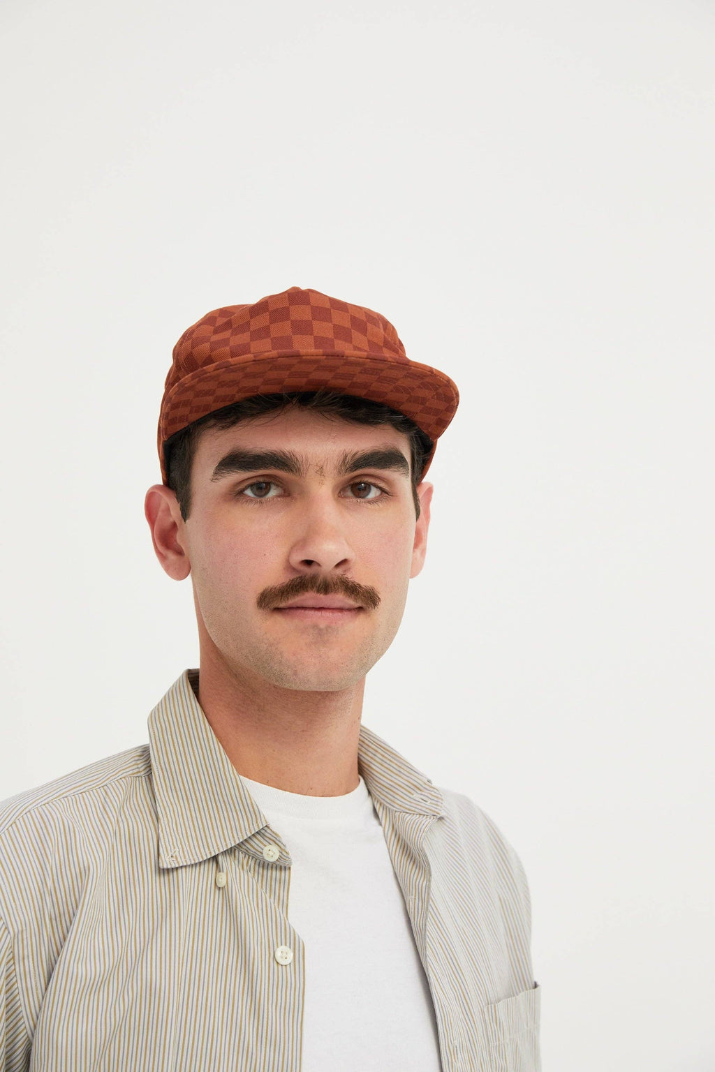 Tonal Checkerboard Field Trip Hat™: Rust Tonal - Checkerboard