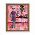 Greyhound Lady Vintage Inspired 8x10 Art Print