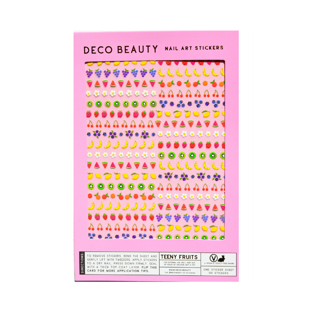 Nail Art Stickers - TEENY FRUITS
