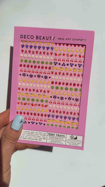 Nail Art Stickers - TEENY FRUITS