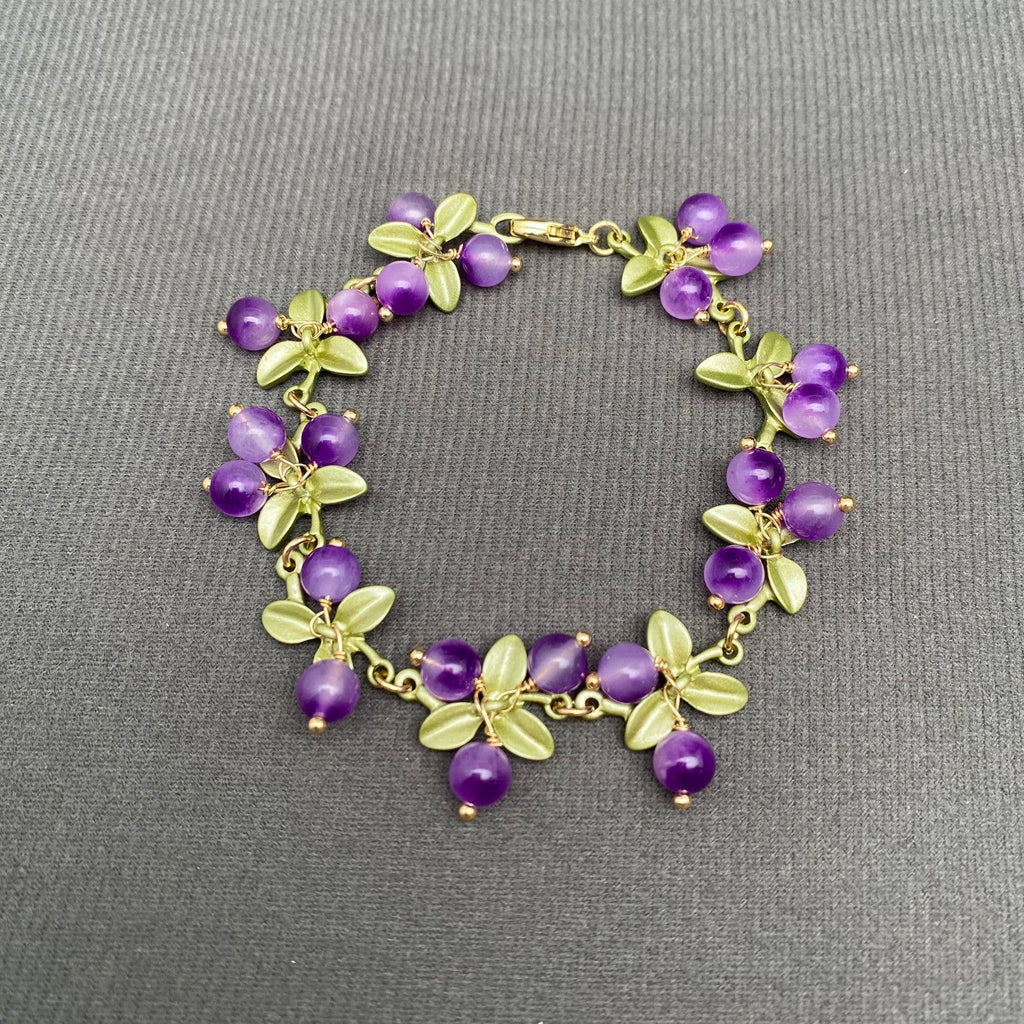 Stone Cranberry Bracelet