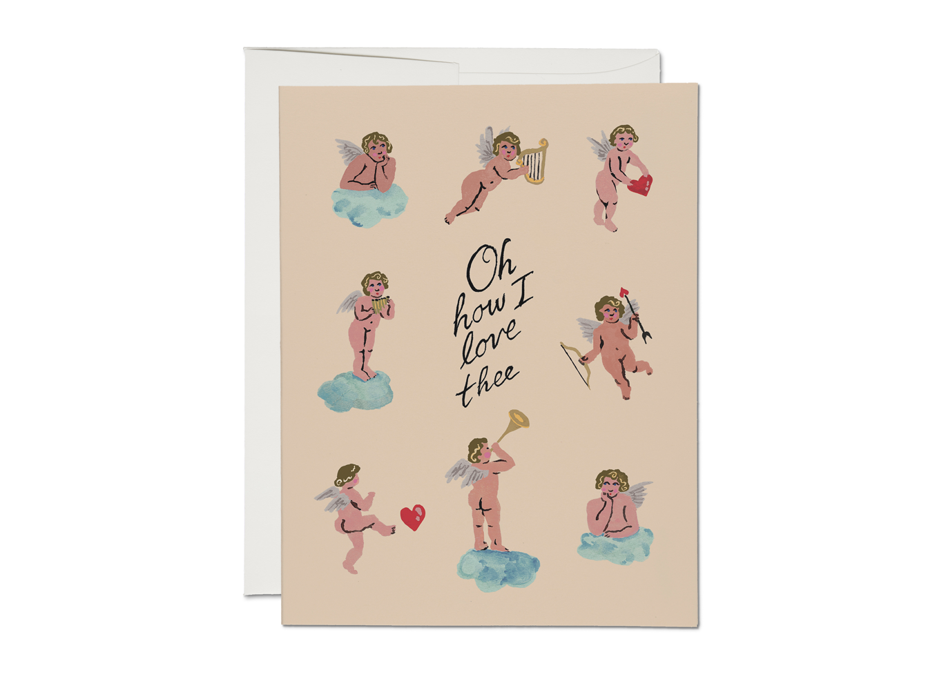 Little Cupids greeting card