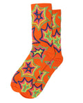 Orange Web Socks