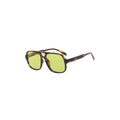 Tortoise Aviator / Lime Tint Lens
