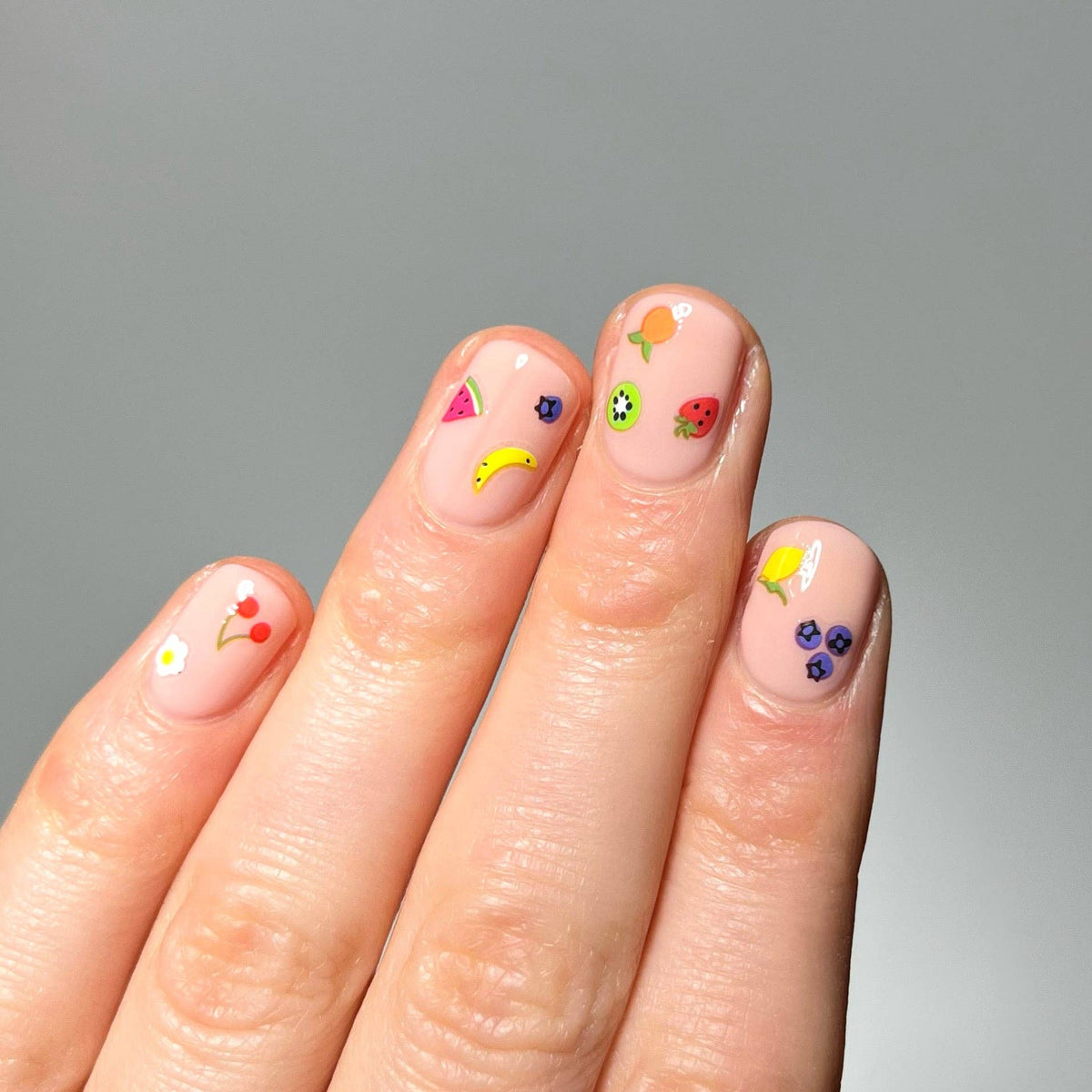 Nail Art Stickers - TEENY FRUITS