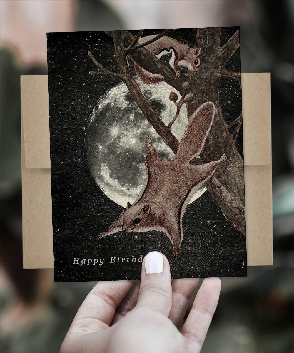 Happy Birthday Squirrel Away Card