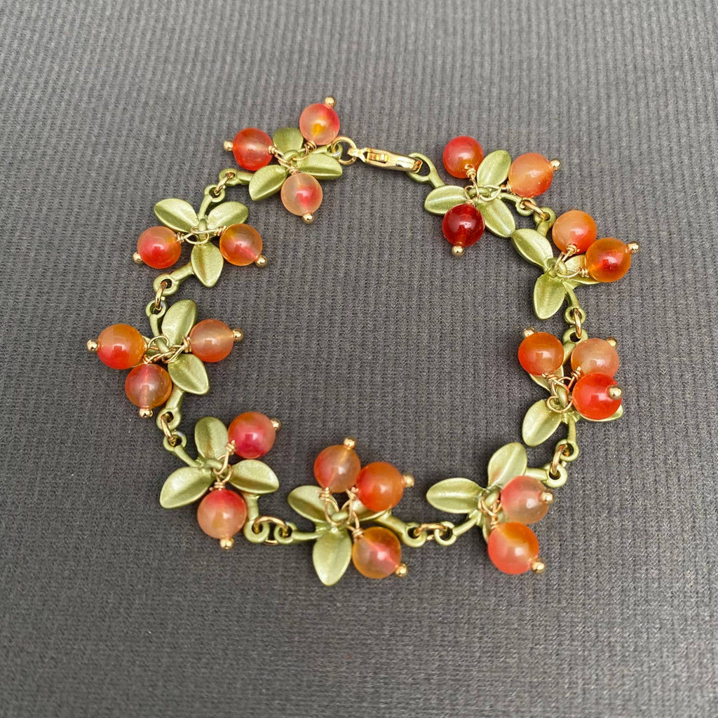 Stone Cranberry Bracelet